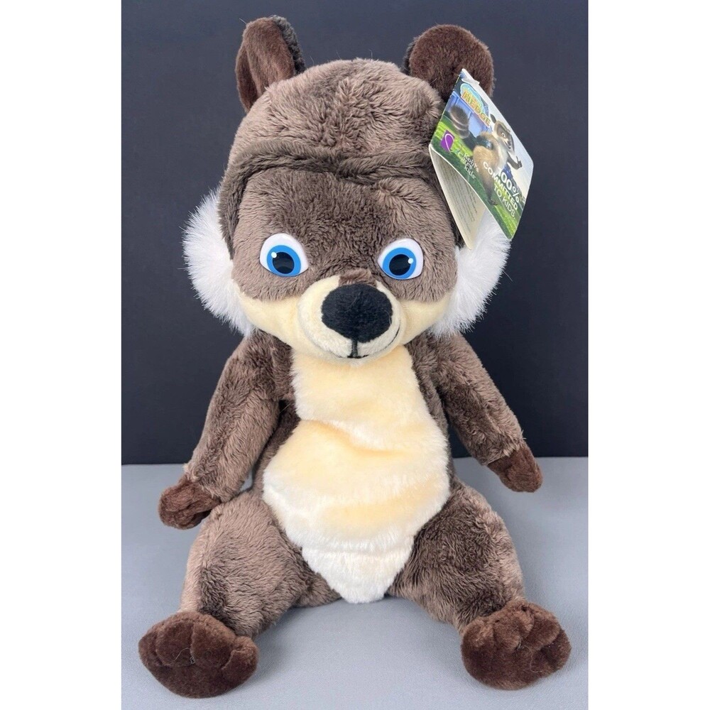 RJ Raccoon Over The Hedge 12" Plush Stuffed Animal Dreamworks Kohls Cares 2006